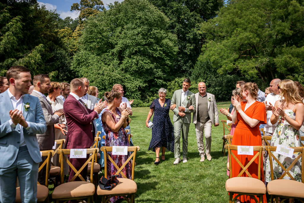 Ceremonie bij Landgoed huis te Eerbeek